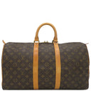 ルイヴィトン LOUIS VUITTON キーポル 45 M41428 モノグラム モノグラムキャンバス ボストンバッグ ゴールド金具 茶 旅行バッグ 鍵/パドロック欠品