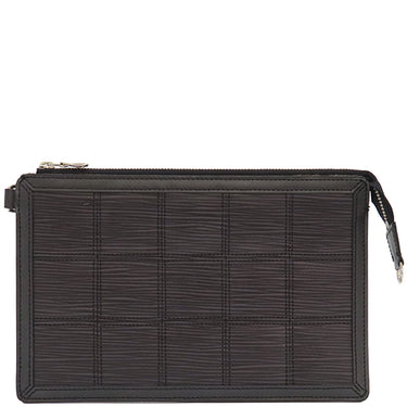 ルイヴィトン LOUIS VUITTON デルモニコ エピストレッチ M54602 ノワール エピレザー アクセサリーポーチ シルバー金具 黒 アクセソワール