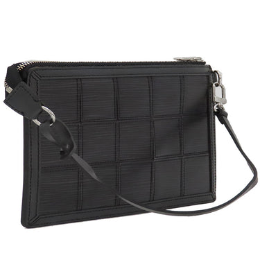 ルイヴィトン LOUIS VUITTON デルモニコ エピストレッチ M54602 ノワール エピレザー アクセサリーポーチ シルバー金具 黒 アクセソワール