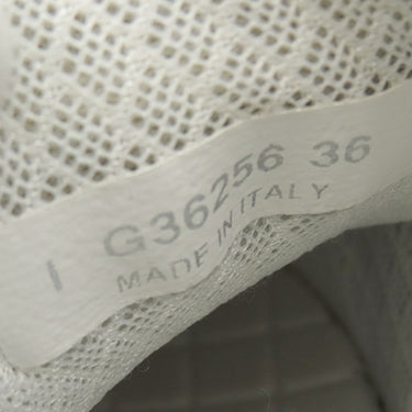 シャネル CHANEL ココマーク パイル G36256 ネイビー×ブラック×レッド パイル レザー ＃36 スニーカー 黒 紺 赤