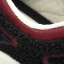 シャネル CHANEL ココマーク パイル G36256 ネイビー×ブラック×レッド パイル レザー ＃36 スニーカー 黒 紺 赤