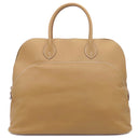 エルメス HERMES ボリード45 リラックス ベージュ系 スイフト ハンドバッグ シルバー金具