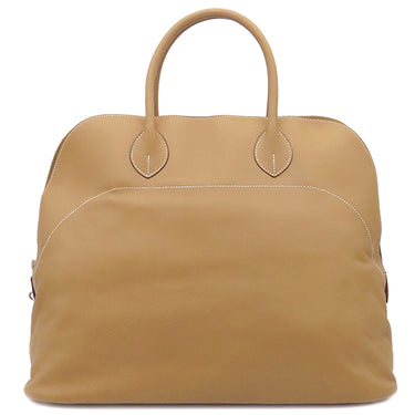 エルメス HERMES ボリード45 リラックス ベージュ系 スイフト ハンドバッグ シルバー金具