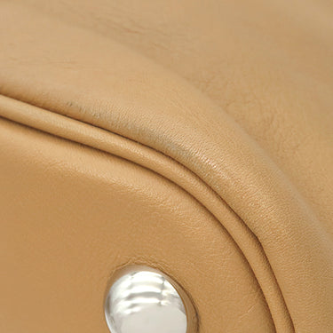 エルメス HERMES ボリード45 リラックス ベージュ系 スイフト ハンドバッグ シルバー金具