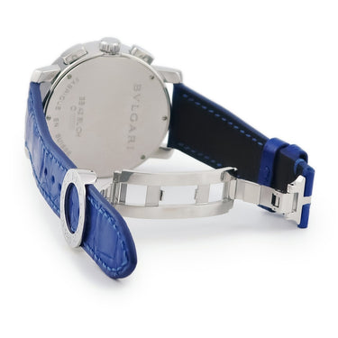 腕時計 ブルガリ BVLGARI ブルガリブルガリ クロノグラフ BB42SLCH BB42BSLDCH 自動巻き メンズ OH済 ブラック バー