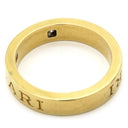 ブルガリ BVLGARI ブルガリブルガリ ダブルロゴ イエローゴールド K18YG ダイヤモンド リング 指輪 750AU 1Pダイヤ 11.5号