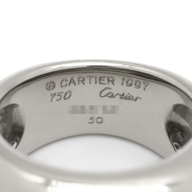 カルティエ Cartier ヌーベルバーグ ホワイトゴールド K18WG #50(JP10) リング 指輪 750 18K 10号