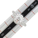 ハリーウィンストン Harry Winston ラウンドカット マイクロパヴェリング RGDPRD010MIC プラチナシルバー Pt950 ダイヤモンド リング 指輪 フルエタニティ 5.5号