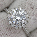 ハリーウィンストン Harry Winston ラウンドカット マイクロパヴェリング RGDPRD010MIC プラチナシルバー Pt950 ダイヤモンド リング 指輪 フルエタニティ 5.5号