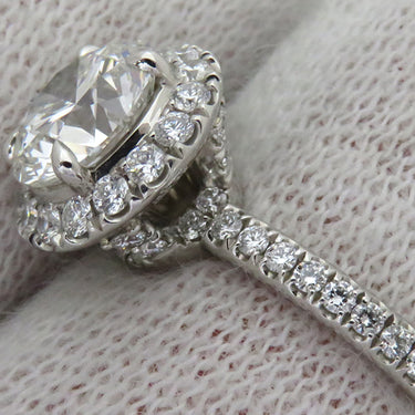 ハリーウィンストン Harry Winston ラウンドカット マイクロパヴェリング RGDPRD010MIC プラチナシルバー Pt950 ダイヤモンド リング 指輪 フルエタニティ 5.5号