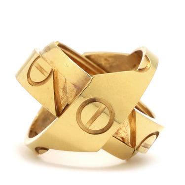 カルティエ Cartier アストロ ラブリング イエローゴールド K18YG #51(JP11) リング 指輪 750 18K YG チャーム 11号