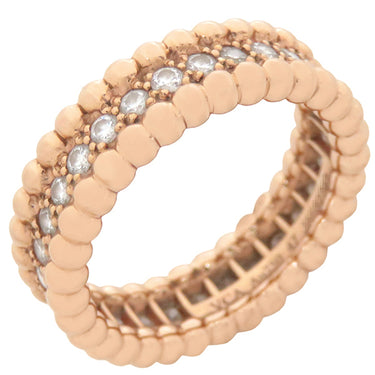 ヴァンクリーフアーペル Van Cleef & Arpels ペルレ ダイヤモンドリング 1連モデル VCARPJMW00 ローズゴールド K18PG ダイヤモンド #47(JP7) リング 指輪 ピンクゴールド 7号