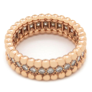 ヴァンクリーフアーペル Van Cleef & Arpels ペルレ ダイヤモンドリング 1連モデル VCARPJMW00 ローズゴールド K18PG ダイヤモンド #47(JP7) リング 指輪 ピンクゴールド 7号