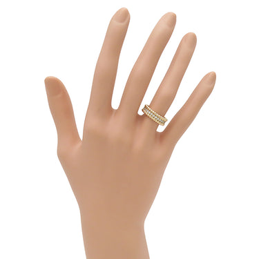 ヴァンクリーフアーペル Van Cleef & Arpels ペルレ ダイヤモンドリング 1連モデル VCARPJMW00 ローズゴールド K18PG ダイヤモンド #47(JP7) リング 指輪 ピンクゴールド 7号