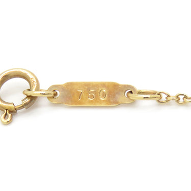 ティファニー Tiffany & Co チェーンクロス ハート イエローゴールド K18YG ネックレス AU750