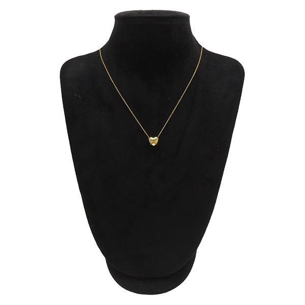 ティファニー Tiffany & Co チェーンクロス ハート イエロー