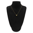 ティファニー Tiffany & Co チェーンクロス ハート イエローゴールド K18YG ネックレス AU750