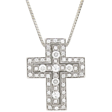 ダミアーニ DAMIANI ベルエポック S 20020149 ホワイトゴールド K18WG ダイヤモンド ネックレス ペンダント 750 18金 クロス 十字架