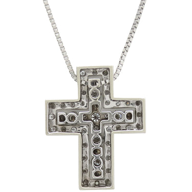 ダミアーニ DAMIANI ベルエポック S 20020149 ホワイトゴールド K18WG ダイヤモンド ネックレス ペンダント 750 18金 クロス 十字架