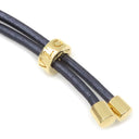 ブルガリ BVLGARI モネーテ アンティークコイン ブラックXイエローゴールドXネイビー K18YG アンティークコイン ネックレス 750 AD337-361 コンスタンティヌス2世