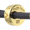 ブルガリ BVLGARI モネーテ アンティークコイン ブラックXイエローゴールドXネイビー K18YG アンティークコイン ネックレス 750 AD337-361 コンスタンティヌス2世