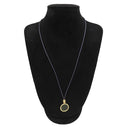 ブルガリ BVLGARI モネーテ アンティークコイン ブラックXイエローゴールドXネイビー K18YG アンティークコイン ネックレス 750 AD337-361 コンスタンティヌス2世