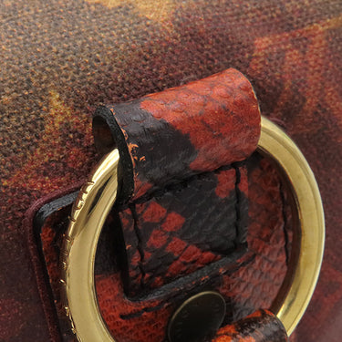 ルイヴィトン LOUIS VUITTON モノグラムジョークス マンクレイジー M95737 ルージュ モノグラムジョークスキャンバス ハンドバッグ ゴールド金具 赤 リチャード プリンス