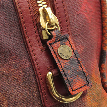 ルイヴィトン LOUIS VUITTON モノグラムジョークス マンクレイジー M95737 ルージュ モノグラムジョークスキャンバス ハンドバッグ ゴールド金具 赤 リチャード プリンス