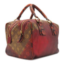 ルイヴィトン LOUIS VUITTON モノグラムジョークス マンクレイジー M95737 ルージュ モノグラムジョークスキャンバス ハンドバッグ ゴールド金具 赤 リチャード プリンス