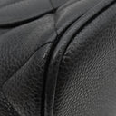 シャネル CHANEL 復刻トート A01804 ブラック キャビアスキン トートバッグ シルバー金具 黒 ココマーク ショルダーバッグ 肩掛け