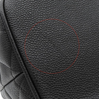 シャネル CHANEL 復刻トート A01804 ブラック キャビアスキン トートバッグ シルバー金具 黒 ココマーク ショルダーバッグ 肩掛け