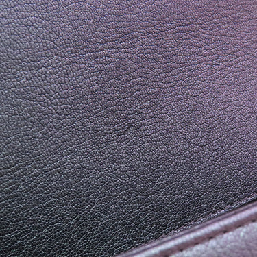 シャネル CHANEL ボーイシャネル チェーンショルダー パープル グレインドカーフスキン ショルダーバッグ 紫 レインボー金具