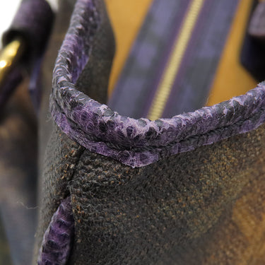 ルイヴィトン LOUIS VUITTON モノグラムジョークス ハートブレイク M95740 ヴィオレ モノグラムジョークスキャンバス トートバッグ ゴールド金具 紫