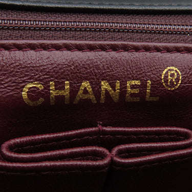 シャネル CHANEL スクエア マトラッセ チェーンショルダー ブラック ラムスキン ショルダーバッグ ゴールド金具 黒 斜め掛け