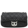 シャネル CHANEL マトラッセ チェーンショルダー A37048 ブラック ラムスキン ショルダーバッグ シルバー金具 黒 ココマーク