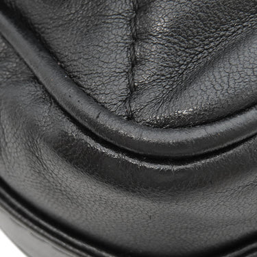 シャネル CHANEL マトラッセ チェーンショルダー A37048 ブラック ラムスキン ショルダーバッグ シルバー金具 黒 ココマーク