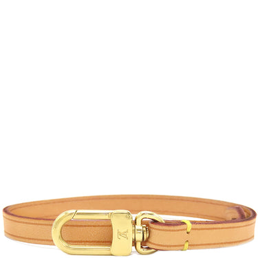 ルイヴィトン LOUIS VUITTON 35cm ベージュ ヌメ革 ショルダーストラップ ゴールド金具 ポシェットアクセソワール用