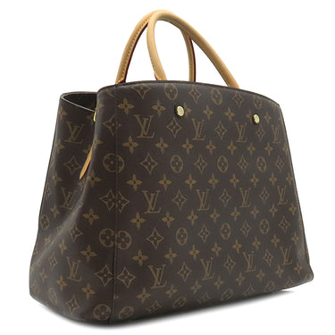 ルイヴィトン LOUIS VUITTON モンテーニュ GM M41067 モノグラム モノグラムキャンバス ハンドバッグ ゴールド金具 ショルダーストラップ欠品