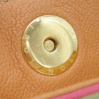 ルイヴィトン LOUIS VUITTON アンダーグラウンド フラットメッセンジャー M40368  ローズピンク モノグラム アンダーグラウンド レザー ショルダーバッグ ゴールド金具 グリーン