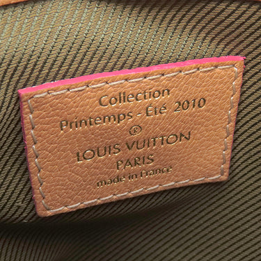 ルイヴィトン LOUIS VUITTON アンダーグラウンド フラットメッセンジャー M40368  ローズピンク モノグラム アンダーグラウンド レザー ショルダーバッグ ゴールド金具 グリーン