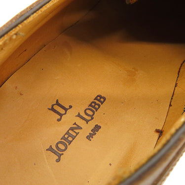 ジョンロブ John Lobb BARROS バロス 292ラスト ブラウン レザー 靴 Uチップ 革靴 茶