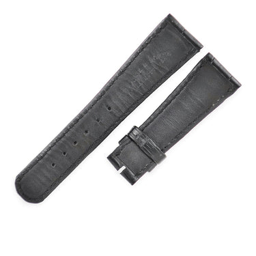 ランゲ&ゾーネ LANGE&SOHNE ブラック クロコダイル 腕時計パーツ 純正 替え ベルト ストラップ クロコ バンド 替え 20ｍｍ ブラック 黒