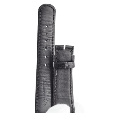 ランゲ&ゾーネ LANGE&SOHNE ブラック クロコダイル 腕時計パーツ 純正 替え ベルト ストラップ クロコ バンド 替え 20ｍｍ ブラック 黒