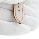 ブルガリ BVLGARI アショーマ（AA48）用 クロコバンド M ブラウン クロコダイル ステンレススチール 腕時計パーツ 純正 替え ベルト ストラップ 28mm 純正SS製バックル付 ブラウン 茶