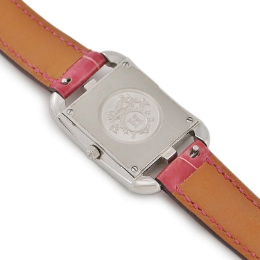 エルメス HERMES ケープコッドPM CC1.232 クオーツ レディース 純正ダイヤ シェル スクエア
