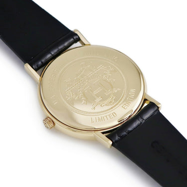 腕時計 エルメス HERMES マゼラン 自動巻き メンズ レディース K18YG無垢 純正ダイヤ 限定 ヴィンテージ ラウンド