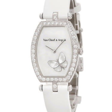 腕時計 ヴァンクリーフアーペル Van Cleef & Arpels レディーアーペル 3363106 クオーツ レディース K18WG無垢 純正ダイヤ シェル