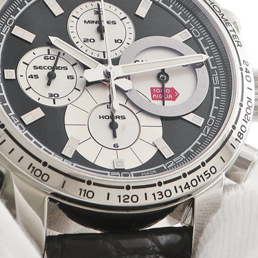 腕時計 ショパール CHOPARD ミッレミリア クロノ 168995-3002 自動巻き メンズ ブラック ホワイト スプリットセコンド