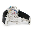 アランシルベスタイン ALAIN SILBERSTEIN クロノ バウハウス デイデイト LW05100 自動巻き メンズ 赤 青 黄 デイ＆ナイト表示 限定