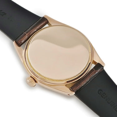 腕時計 ロレックス ROLEX オイスター パーペチュアル 6567 89*** 自動巻き メンズ OH済 89*** K18PG無垢製 シルバー